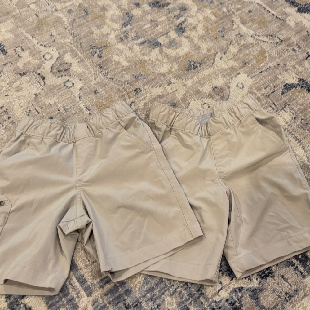 Columbia boys Beige Elastic Waist Shorts